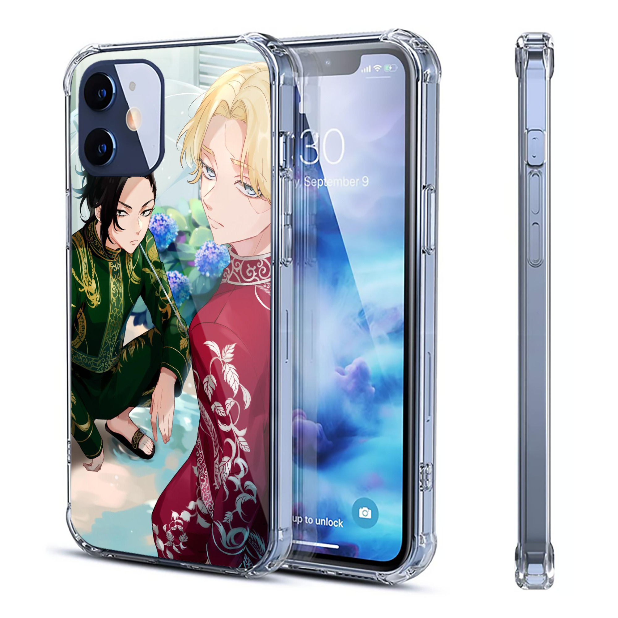 （画像用） 東京リベンジャーズ Tokyo Revengers 【iPhone 12シリーズ対応】透明スマホケース（クリアソフトケース）